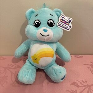 Care Bears Wish Bear Sweet Wishes Plush Toy Blue Stuffed‎ Animal New With Tags